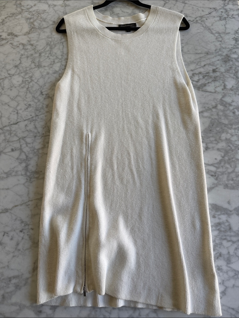 Banana Republic Knit Dress in Ivory